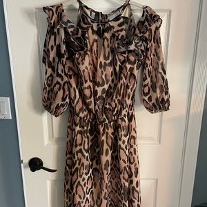 Leopard print dress